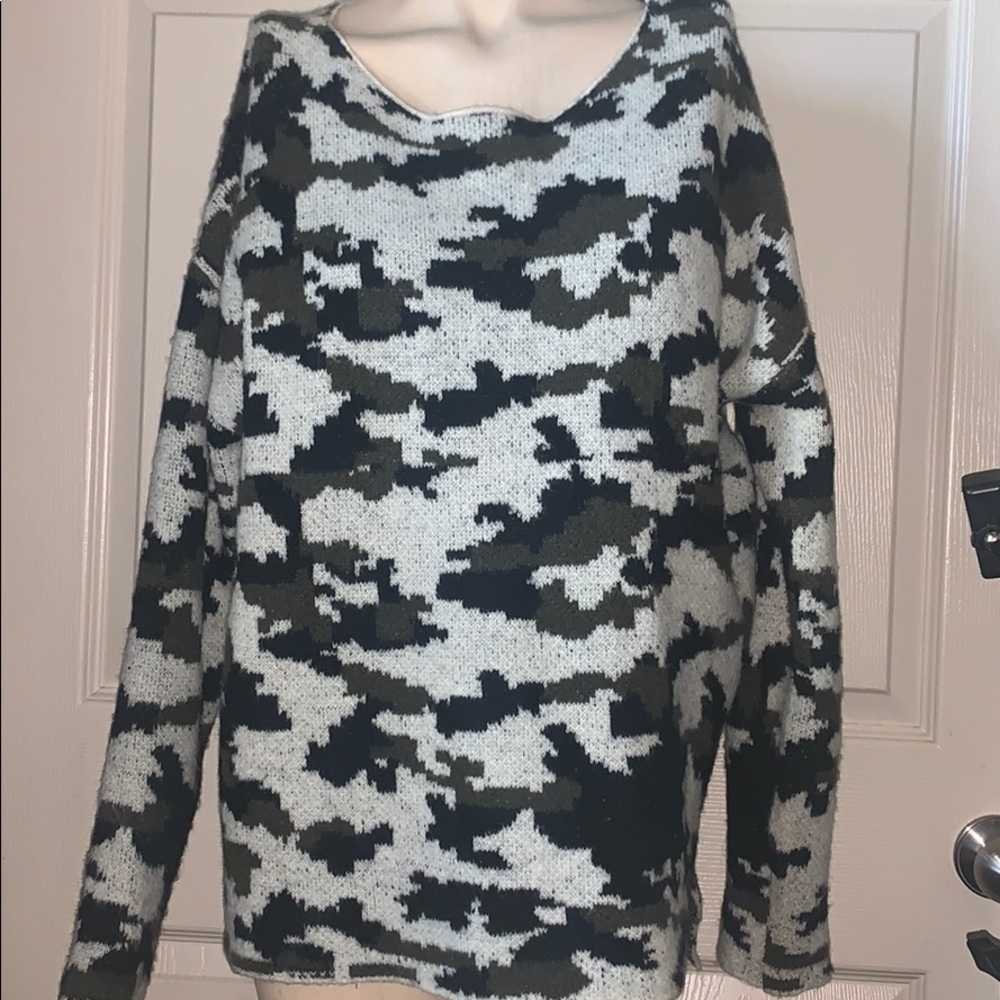 Michelle Nicole Camouflage Sweater